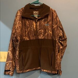 Drake Men's Brown Adult Small Camouflage Performance Jacket